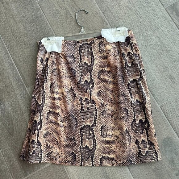 Skirt Snakeskin Pattern Cache Size 10 - Picture 1 of 3